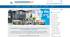 Desktop Screenshot of cuanhomkinhdep.info